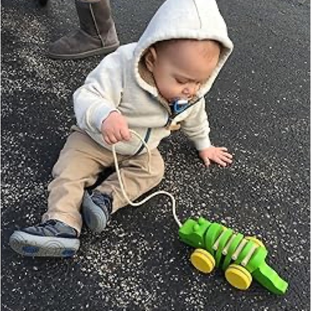 Plan Toys Dancing Alligator Pull Toy